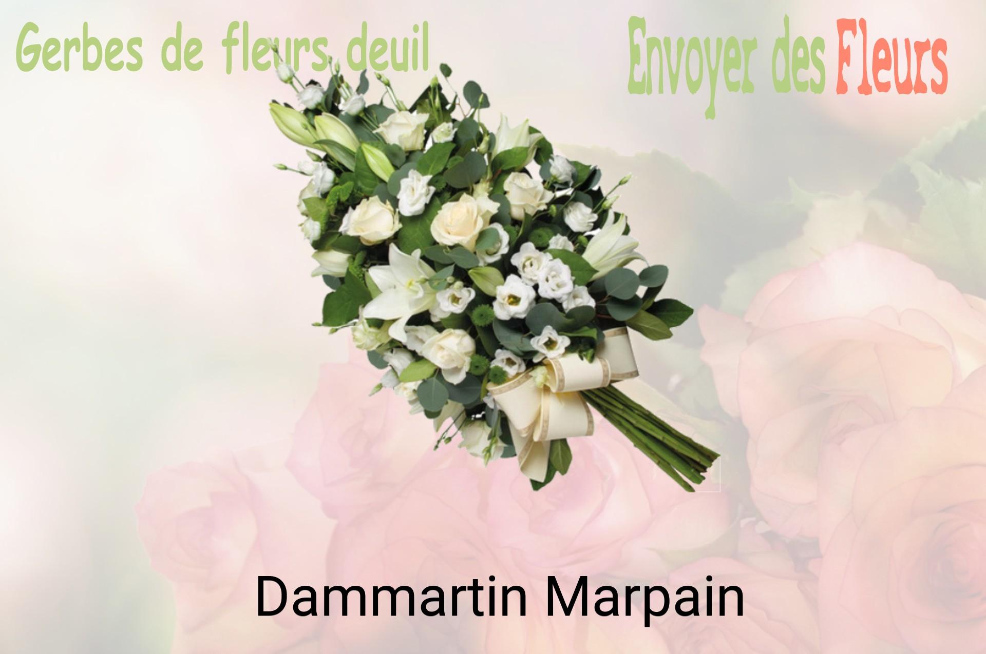 Gerbe de fleurs de deuil livrée à Dammartin-Marpain